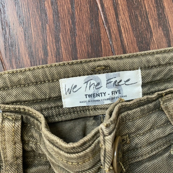 We the Free green utility skirt - Picture 3 of 3